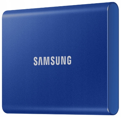 Dysk zewnętrzny Samsung SSD T7 Portable 1TB MU-PC1T0H/WW niebieski