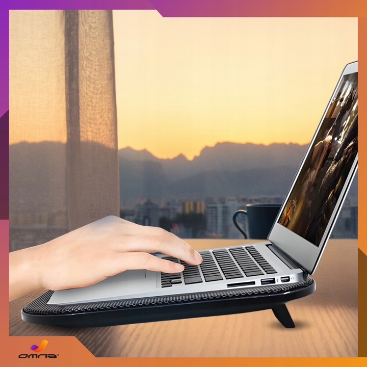 Podstawka chłodząca pod laptopa 17 podkładka laptop 14 15 15.6 17 18 19"