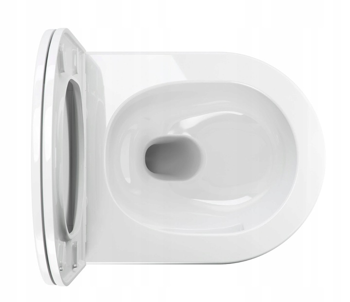 MISKA WC WISZĄCA Z DESKĄ WOLNOOPADAJĄCA SPŁUKIWANIE WIROWE OMNIRES