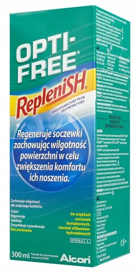 Płyn do soczewek Alcon Opti-Free Replenish, 300 ml
