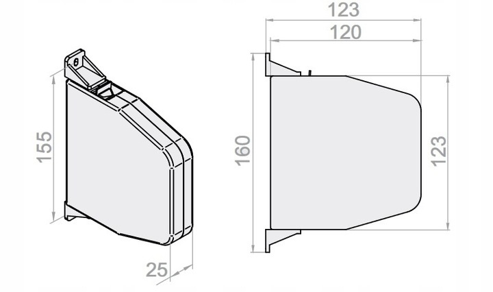 Zwijacz BIAŁY na LINKĘ / LINKI / SZNUREK do rolet zewnętrznych PORTOS