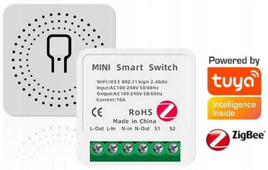 PRZEKAŹNIK DOPUSZKOWY PRZEŁĄCZNIKU GNIAZDKO WYŁĄCZNIK ZigBee 3.0 TUYA