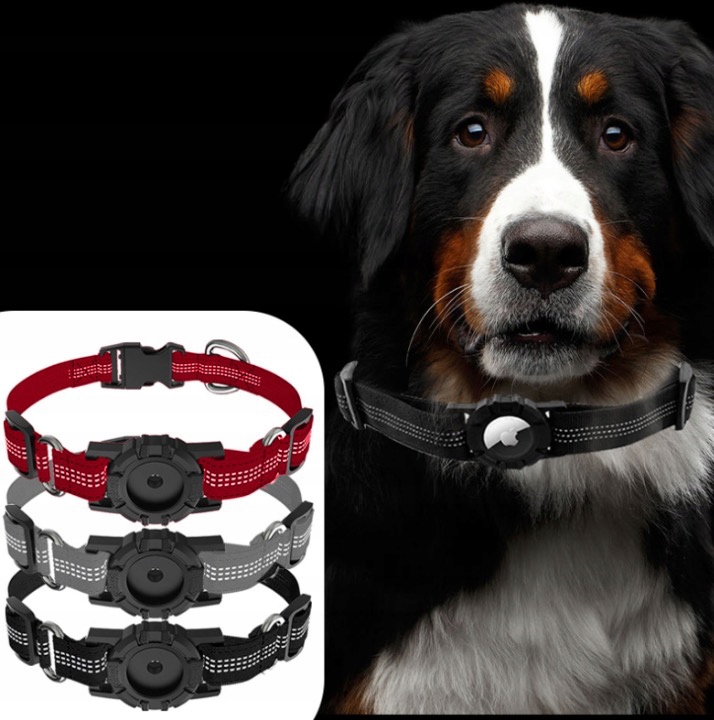 Obroża Uchwyt na Apple Airtag Dla Psa Kota Psów - S GRAY