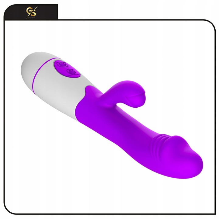 WIBRATOR DAMSKI DO ŁECHTACZKI DLA PAR KRÓLICZEK 30PROGRAMÓW + Żelowe