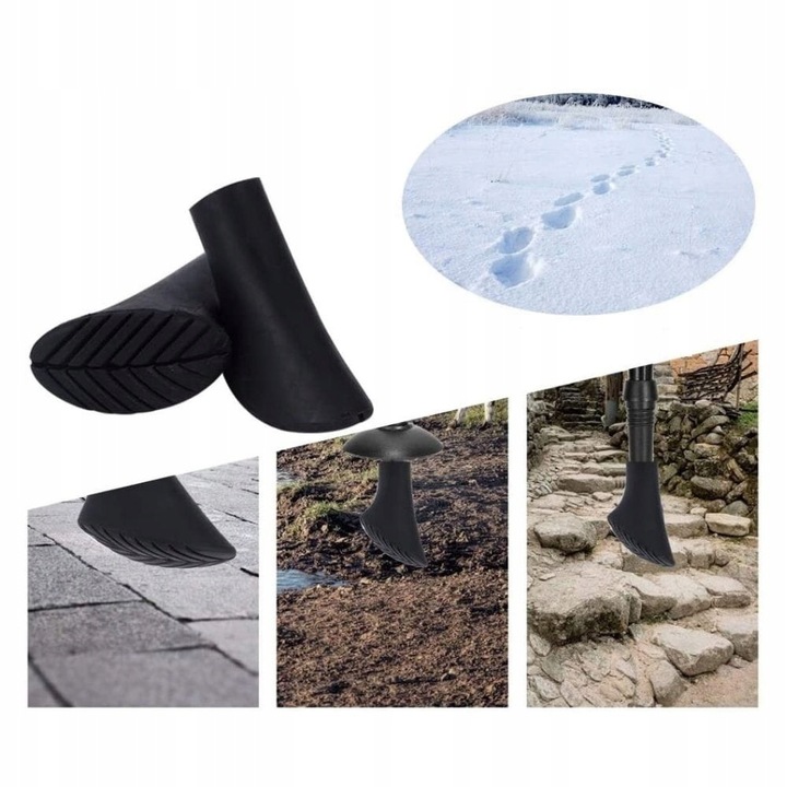 Nakładki Końcówki do Kijków Nordic Walking Trekkingowych Chodzenia mix 30x