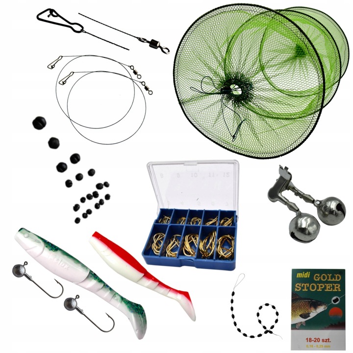 GOTOWY Uzbrojony Zestaw Wędkarski nad wodę