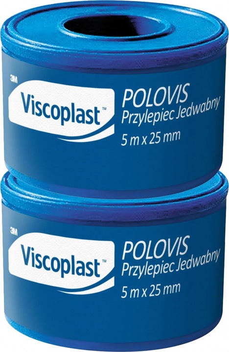 VISCOPLAST Plaster rolce POLOVIS PLUS 5m x 25mm x2