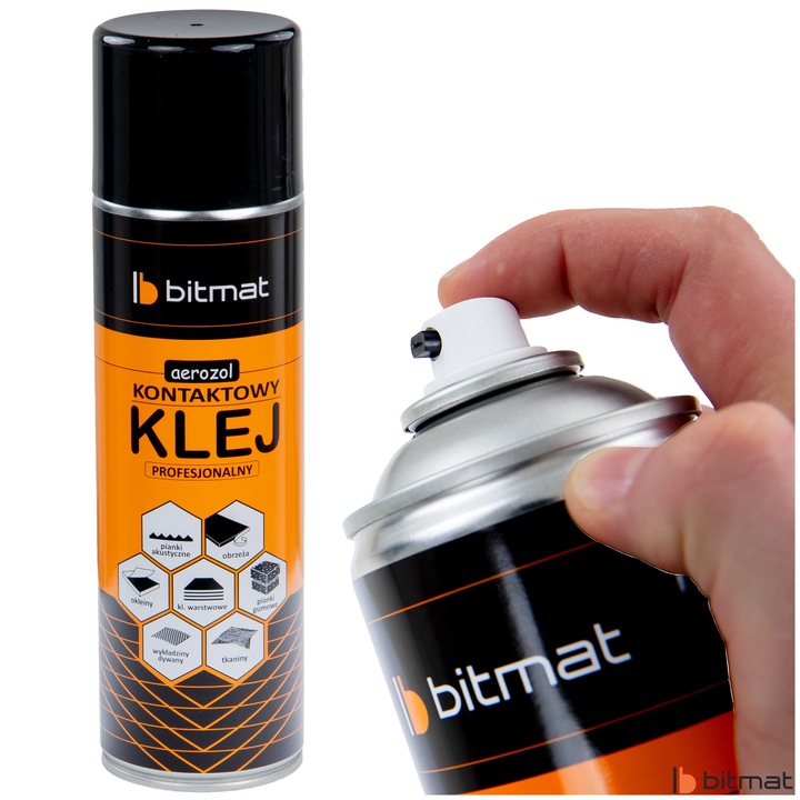 KLEJ SPRAY FILCU MAT PIANEK GĄBEK WYGŁUSZAJĄCYCH montażowy łatwa aplikacja