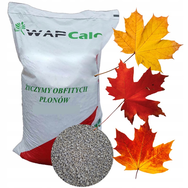 Nawóz Jesienny do Trawników Trawy Wieloskładnikowy 24 kg WapCalc