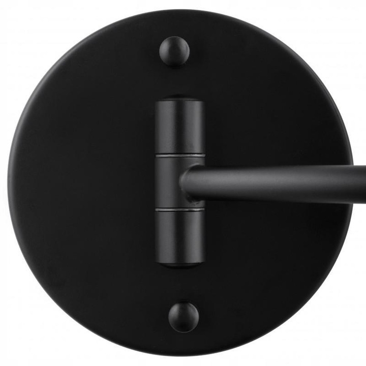 Lusterko kosmetyczne ścienne powiększające do makijażu czarne podświetlane