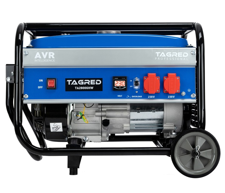 AGREGAT PRĄDOTWÓRCZY PRĄDU TAGRED 2800W AVR KOŁA