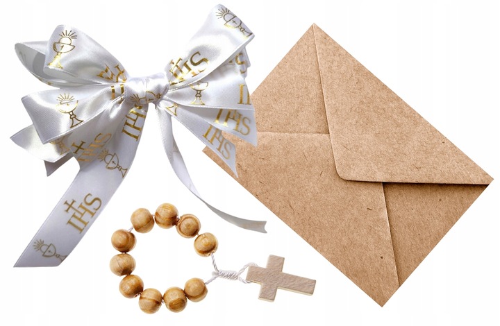 Biblia Pismo Święte Pamiątka Komunii PREZENT na Komunię + Grawer w pudełku