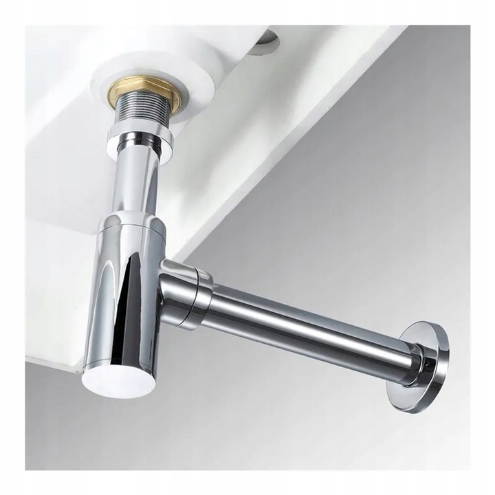 SYFON UMYWALKOWY DO UMYWALKI MOSIĄDZ REGULOWANY UNIWERSALNY 40mm CHROM