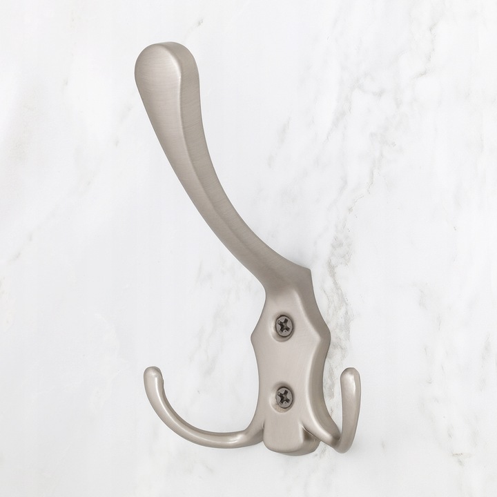 5x HACZYK NA UBRANIA WIESZAK NA UBRANIA ŚCIENNY WIESZAK MEBLOWY 3 HAKI