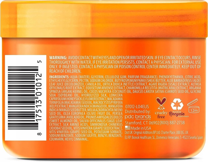 CANTU Shea Butter Define & Shine Custard loki 340g