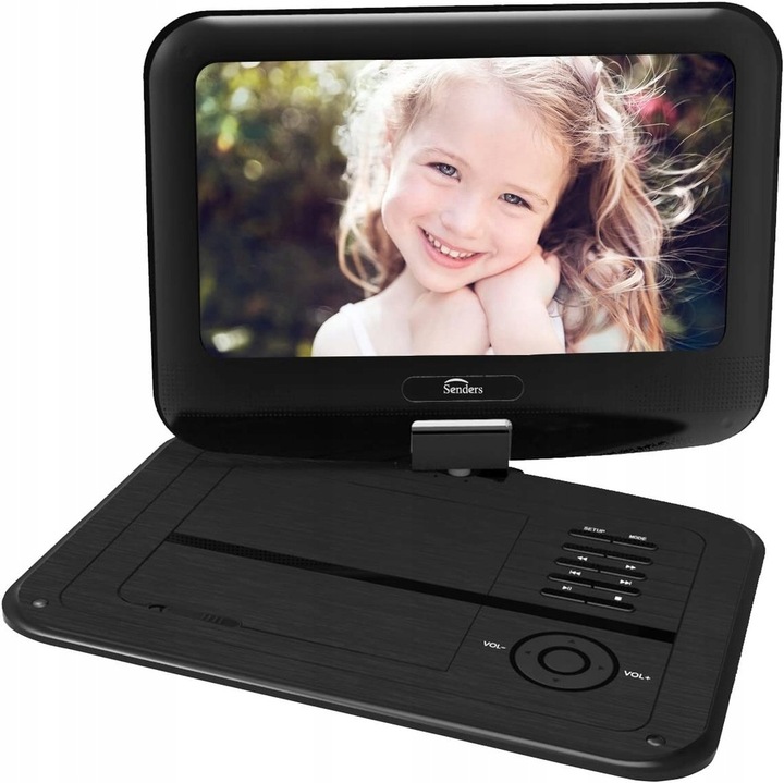 PRZENOŚNY ODTWARZACZ DVD 9,5'' SENDERS USB