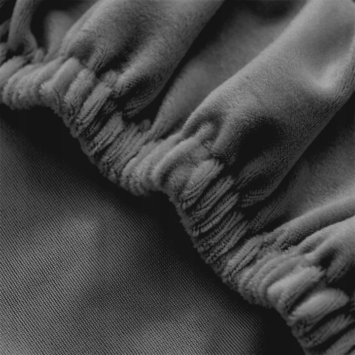 POKROWIEC NA KRZESŁO SKANDYNAWSKIE SZARY WELUR ELASTYCZNY GRUBY UNIWERSALNY