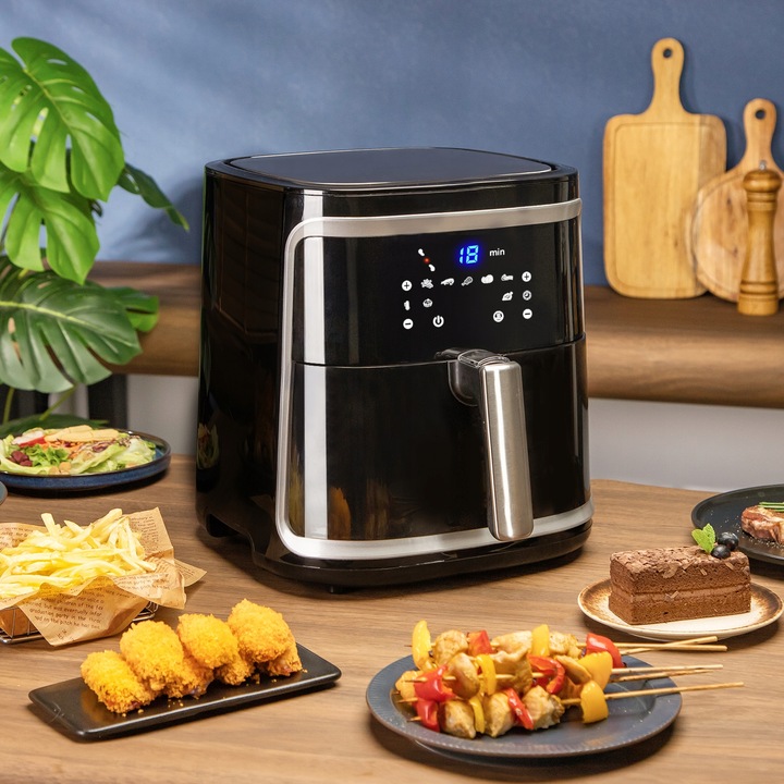 Frytkownica Beztłuszczowa XXL Aigostar Cube Air Fryer 1900W 7L
