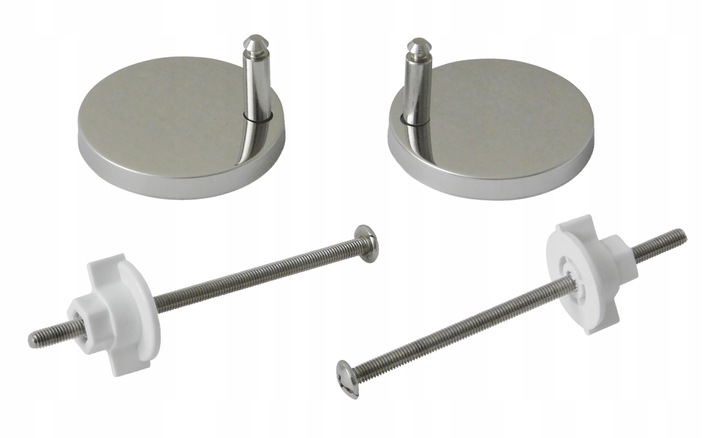 MOCOWANIE DO DESKI WC SEDESOWEJ Klozetowej ŚRUBY UCHWYTY Trzpienie