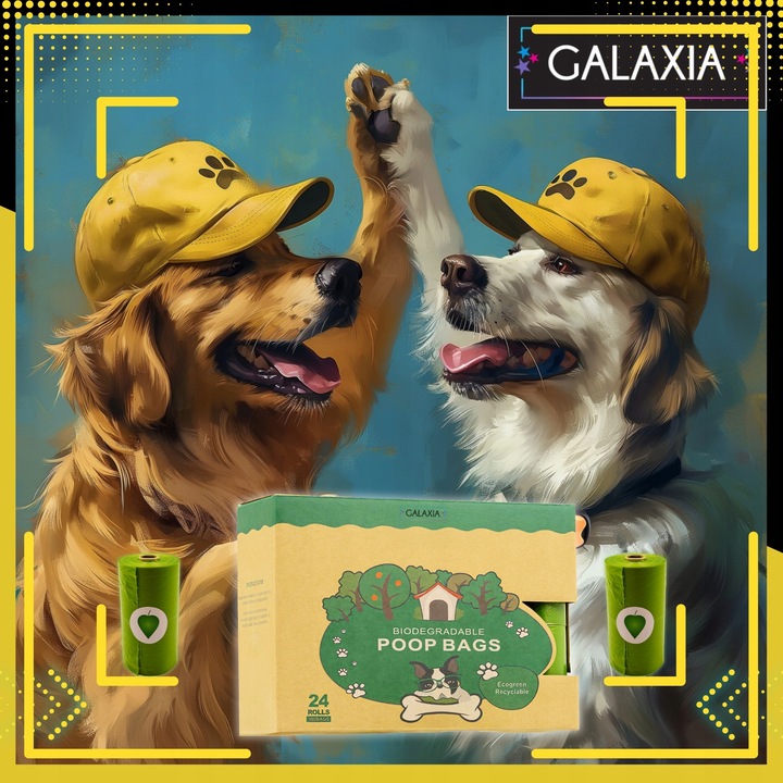 WORECZKI Na Psie Odchody BIODEGRADOWALNE Worki na Kupy BIO + ETUI 360 sztuk