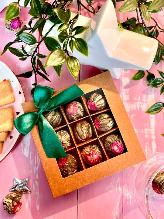 Herbata Kwitnąca Lichi Ball 1 kg - HURT - kulka kwiat rozkwitająca