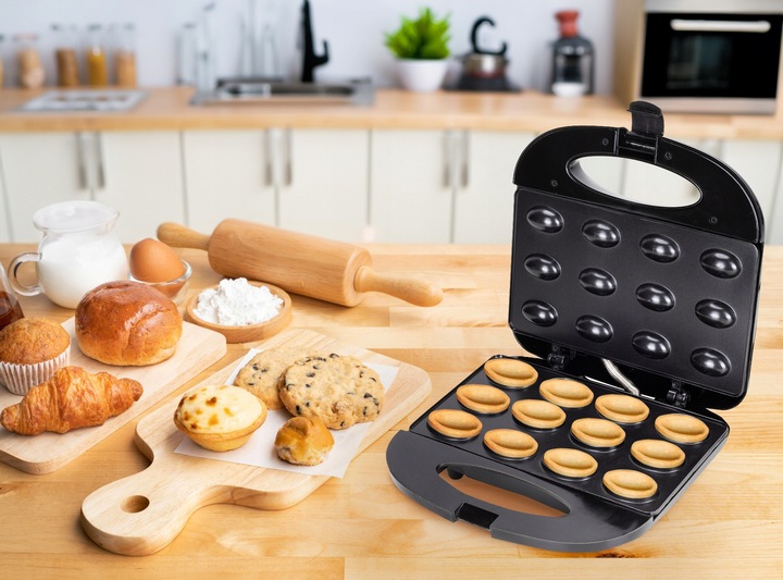 OPIEKACZ DO ORZESZKÓW ELEKTRYCZNY FORMA DO CIASTEK 12 szt. KAMILLE