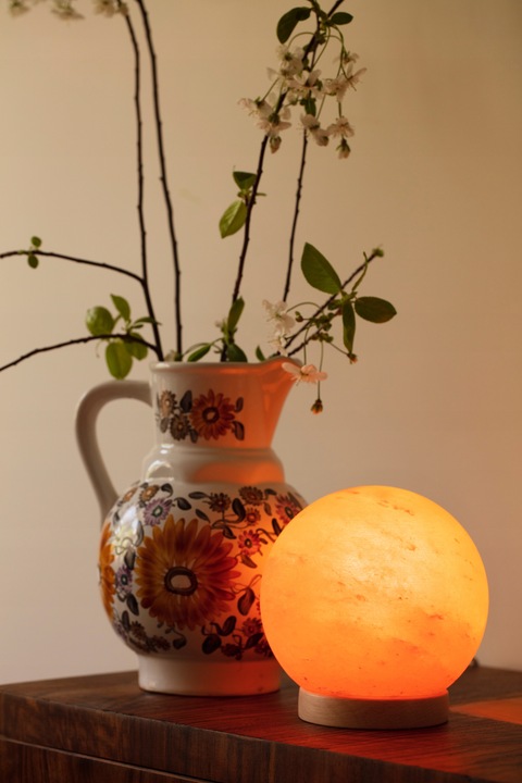 Lampa solna kula z podstawką LATKOWSKI