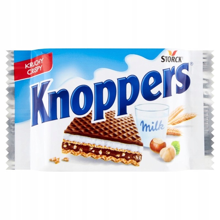 Knoppers Wafelek mleczno-orzechowy 25 g x 24 szt