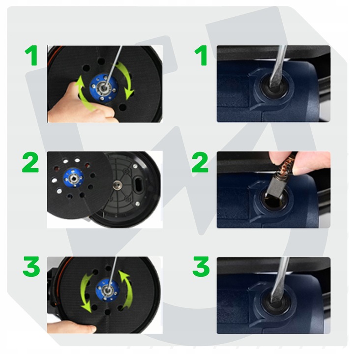 SZLIFIERKA ŻYRAFA DO GIPSU GŁADZI TYNKU LED DWIE GŁOWICE PAPIER X24