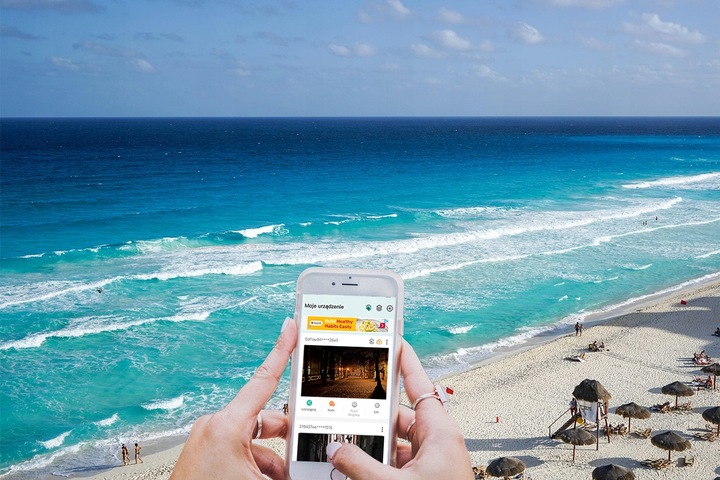 ZEWNĘTRZNA OBROTOWA KAMERA BLOW WIFI IP 5MP ULTRA HD AUDIO IP66 ICSEE ZOOM