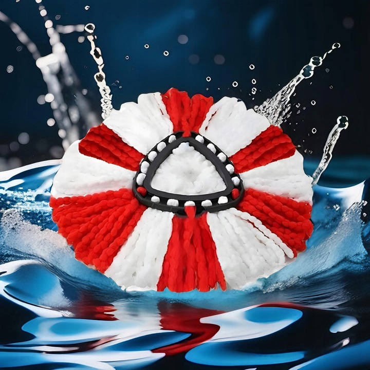 6x WKŁADY DO MOPA OBROTOWEGO ZAPAS DO MOPA VILEDA TURBO OBROTOWY KOŃCÓWKI