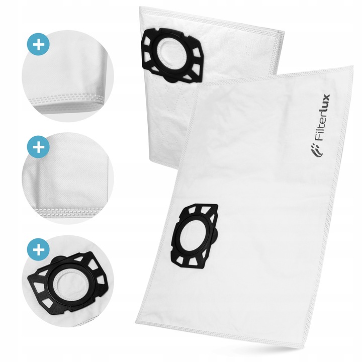 8x WORKI DO ODKURZACZA KARCHER WD3 KFI 357 V17 V15 SE3001 WD2 PLUS MOCNE