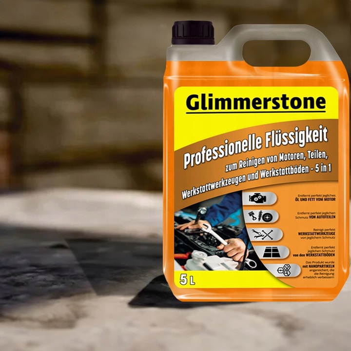 MOCNY PŁYN ŚRODEK PREPARAT DO MYCIA CZYSZCZENIA SILNIKA CZĘŚCI NARZĘDZI 5L