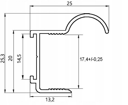 Drzwi przesuwne zestaw okuć szerokość 2m 2 drzwi