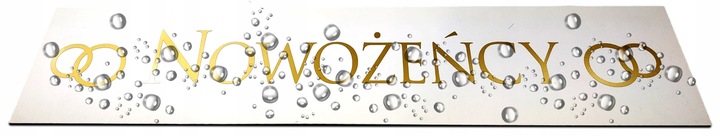 TABLICA ŚLUBNA ślubne tablice samochód x2 PARA MŁODA białe NIEPRZEMAKALNE