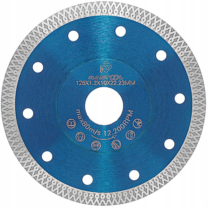 TARCZA DIAMENTOWA DO CIĘCIA GRESU PŁYTEK CERAMIKI SPIEKU 125MM JAKOŚĆ