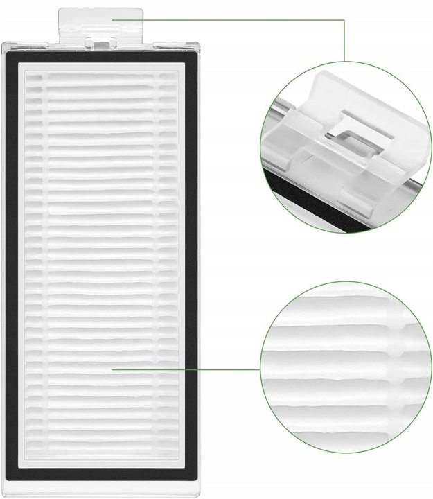 Akcesoria do RoboRock Q7/Q7 max Szczotka główna 2x szczotka boczna 2x filtr