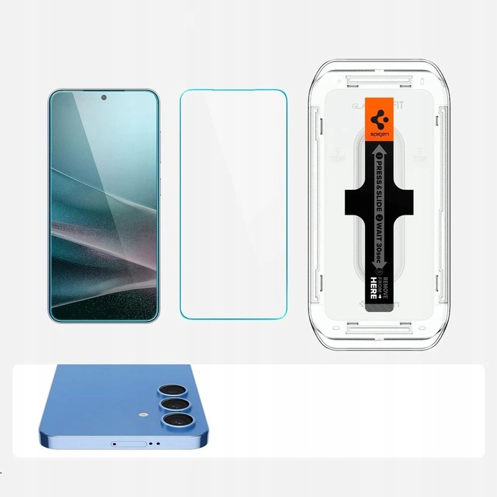 2x Szkło Hartowane Szybka SPIGEN EZ FIT +Aplikator do Samsung Galaxy S25