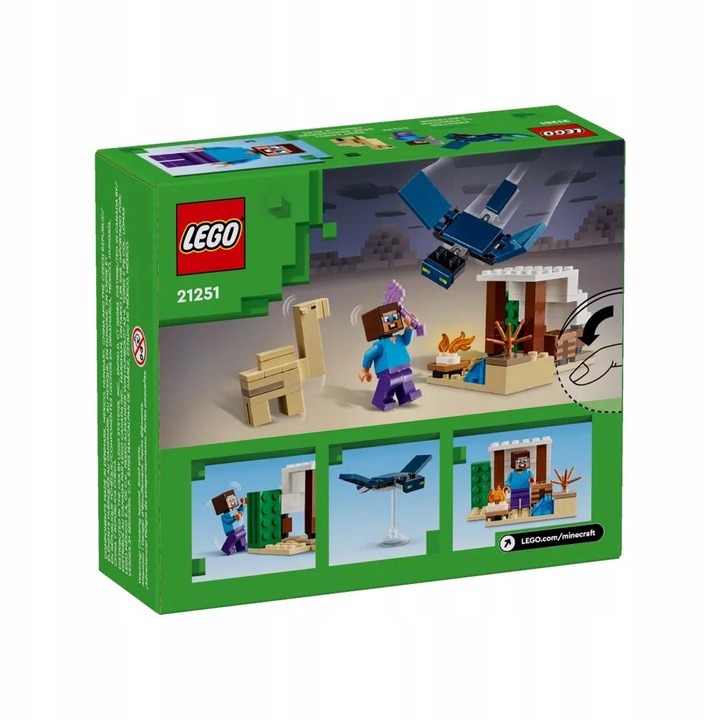 LEGO Minecraft - Pustynna wyprawa Steve'a (21251)