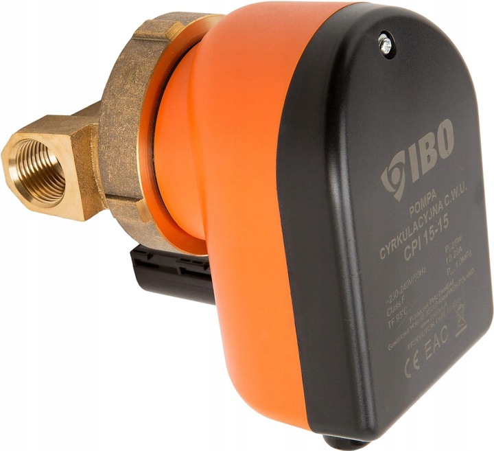 POMPA CYRKULACYJNA OBIEGOWA CWU DO WODY Z KABLEM ENERGOOSZCZĘDNA CPI 15-15