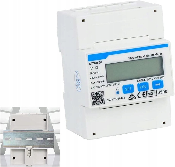 Chint DTSU666 Modbus MID licznik dwukierunkowy 3F