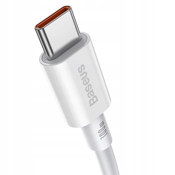 BASEUS MOCNY KABEL USB-C SZYBKIE ŁADOWANIE PRZEWÓD TYP-C PD 100W 5A QC 2M