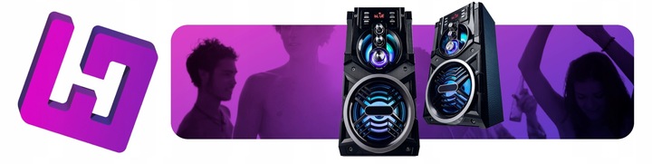 GŁOŚNIK PRZENOŚNY 850W KOLUMNA BLUETOOTH KARAOKE RADIO FM MOBILNY