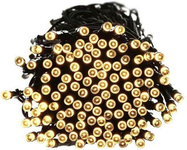 LAMPKI CHOINKOWE 500 LED ZEWNĘTRZNE WEW BIAŁY CIEPŁY MIX PROGRAMATOR MOCNE