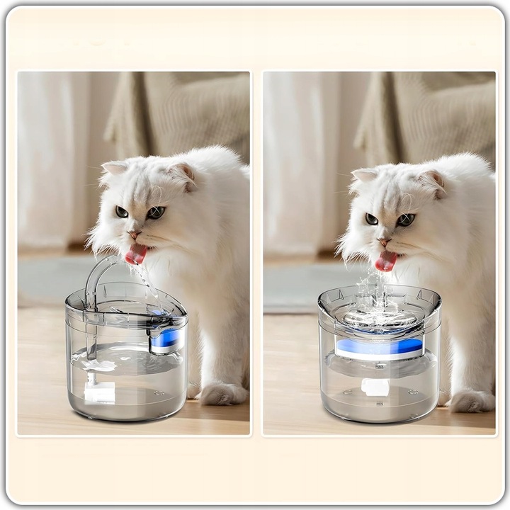 Poidło Poidełko Automatyczne Fontanna Wodna dla Kota Psa Filtr