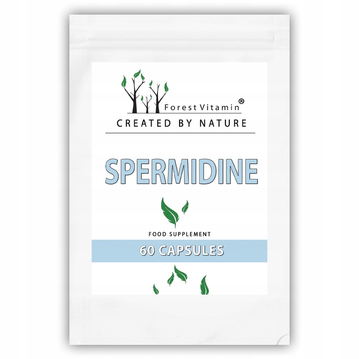 SPERMIDYNA 60 KAPS 10mg MOCNA CZYSTA SPERMIDYNE TRICHLOROWODOREK SPERMIDYNY