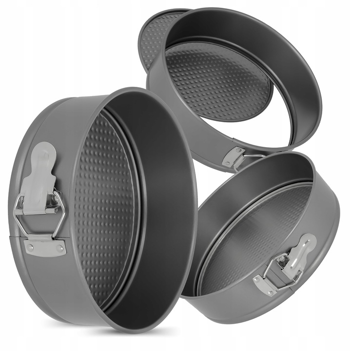 TORTOWNICA OKRĄGŁA 24cm 26cm 28cm FORMA BLACHA DO PIECZENIA CIAST TORTÓW