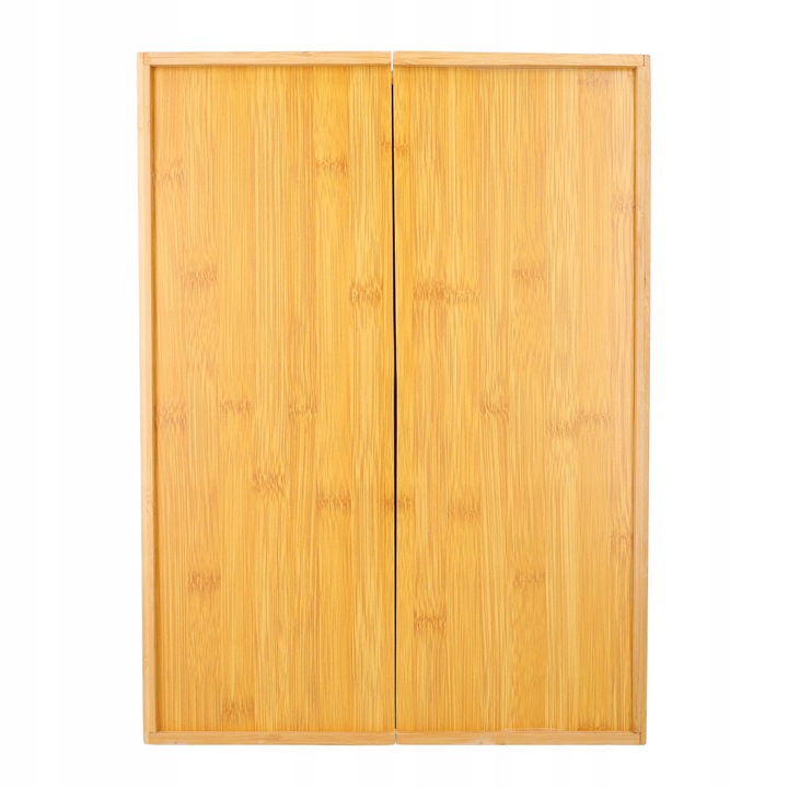 WKŁAD DO SZUFLADY na sztućce bambusowy rozsuwany regulowany organizer 52x43