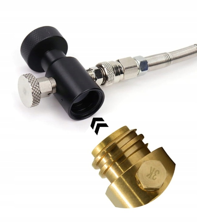 Przetoczka do Butli Niebieskich CO2 425g z Gwintem Tr21/4 Sodastream i