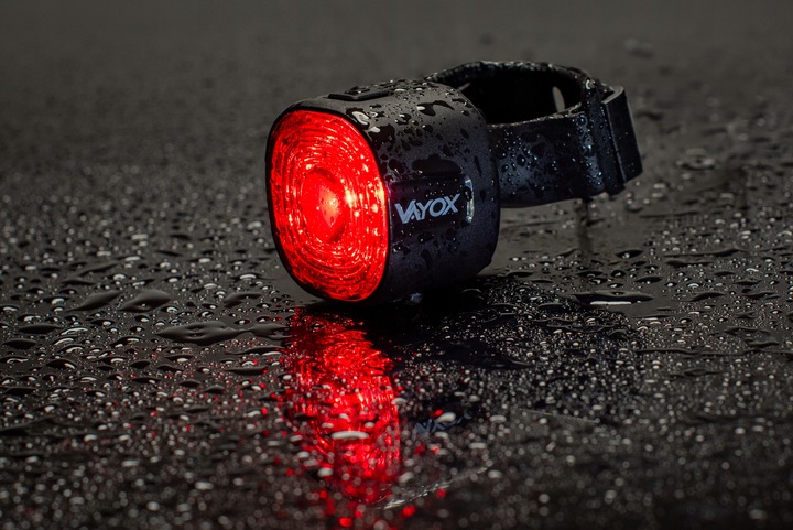 LAMPKA ROWEROWA TYLNA CZERWONA 17xLED WODOODPRONA MOCNA USB-C VAYOX
